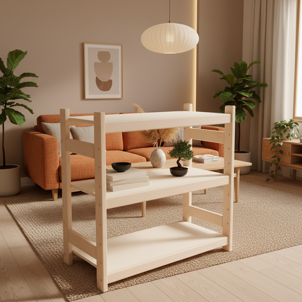 Modulær Reol   Bøg    Hylder  60    70    38 Cm
