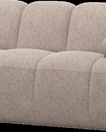 Modulsofa Woood Mojo    -personers Sofamodul Højre  Mørk Sand Chenille  Manuelt Justerbare Armlæn  Martindale 100 000