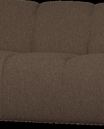 Modulsofa Woood Mojo  -personers Sofamodul  Venstrevendt Armlæn  204 Cm  Brun Melange Bouclé