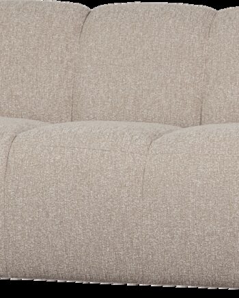 Modulsofa Woood Mojo  -personers Sofamodul Venstrevendt Justerbart Armlæn Beige Melange Bouclé