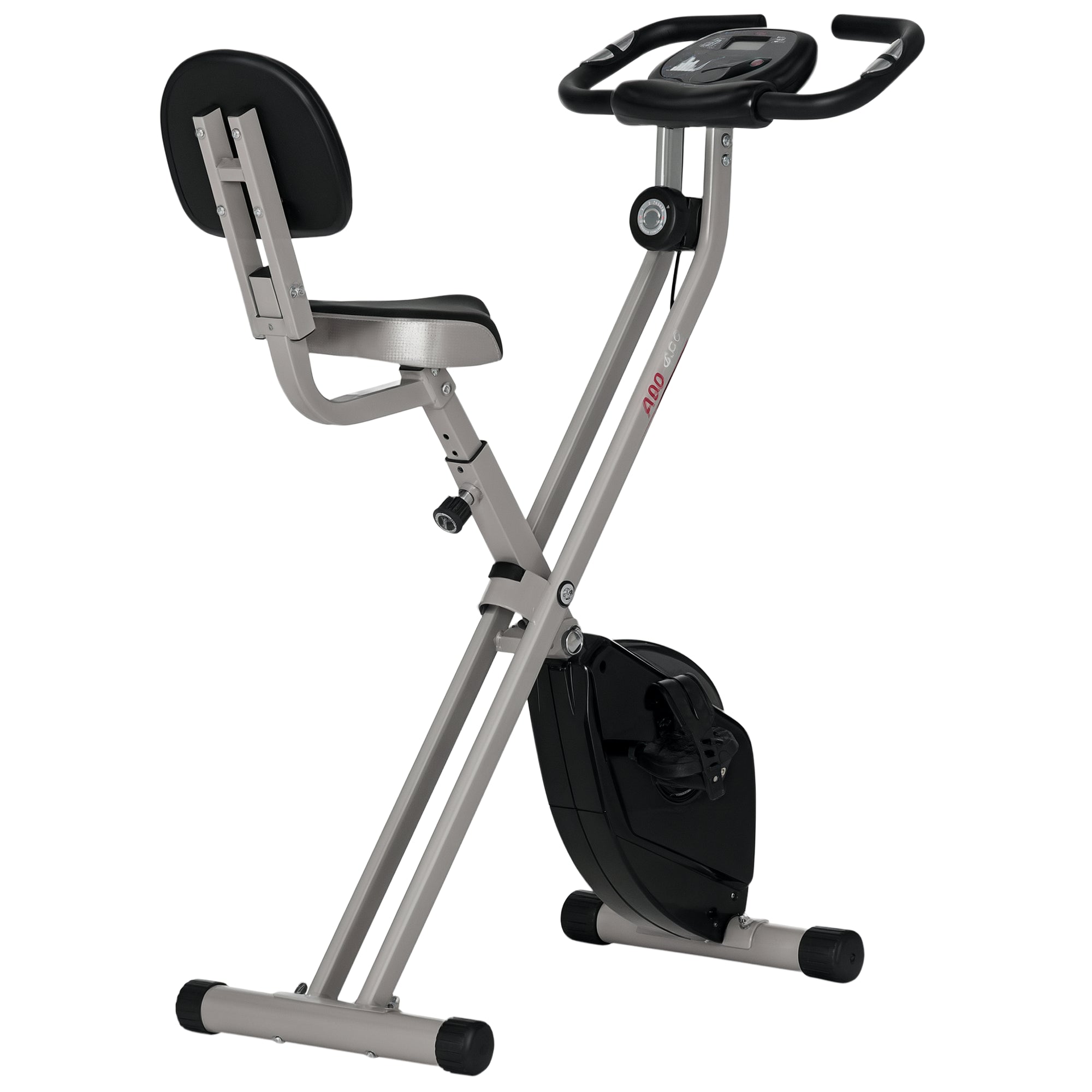 Motionscykel Med   Niveauer Justerbar Magnetisk Modstand Højdejusterbar Stål Sort Grå