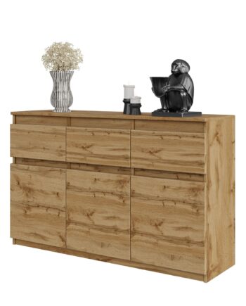 Noah Kommode Med   Skuffer Naturfarvet H75cm B120cm D35cm