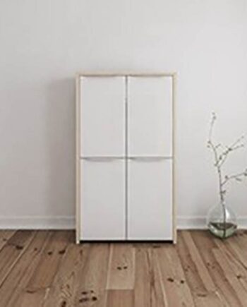 Nordic Furniture Skænk   Hvidvasket Eg Med   Hvide Låger : Erling Christensen Møbler  : Erling Christensen Møbler