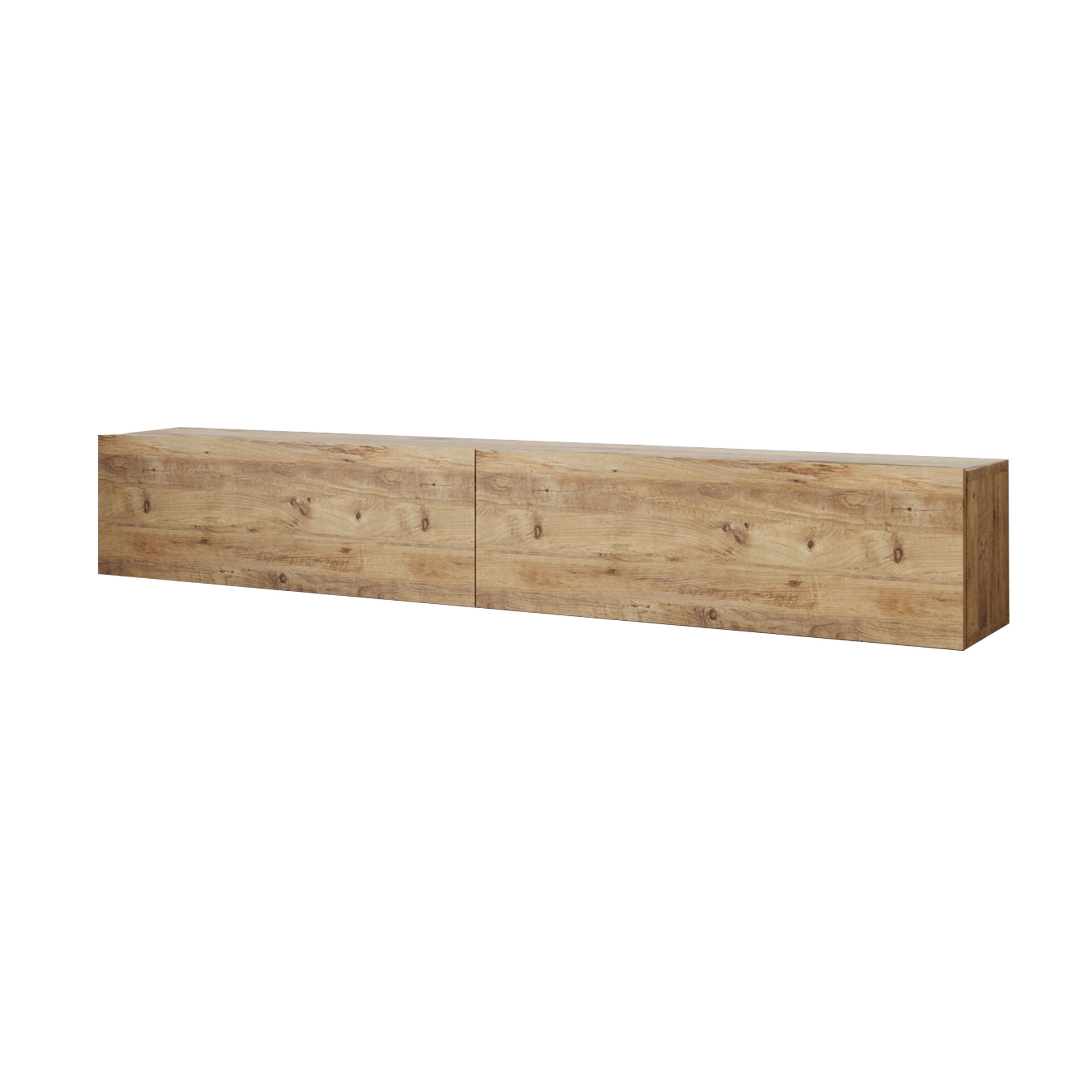 Nordvärk Fr8 Tv-bord Væghængt Låger Atlantic Pine Melamin 180x31