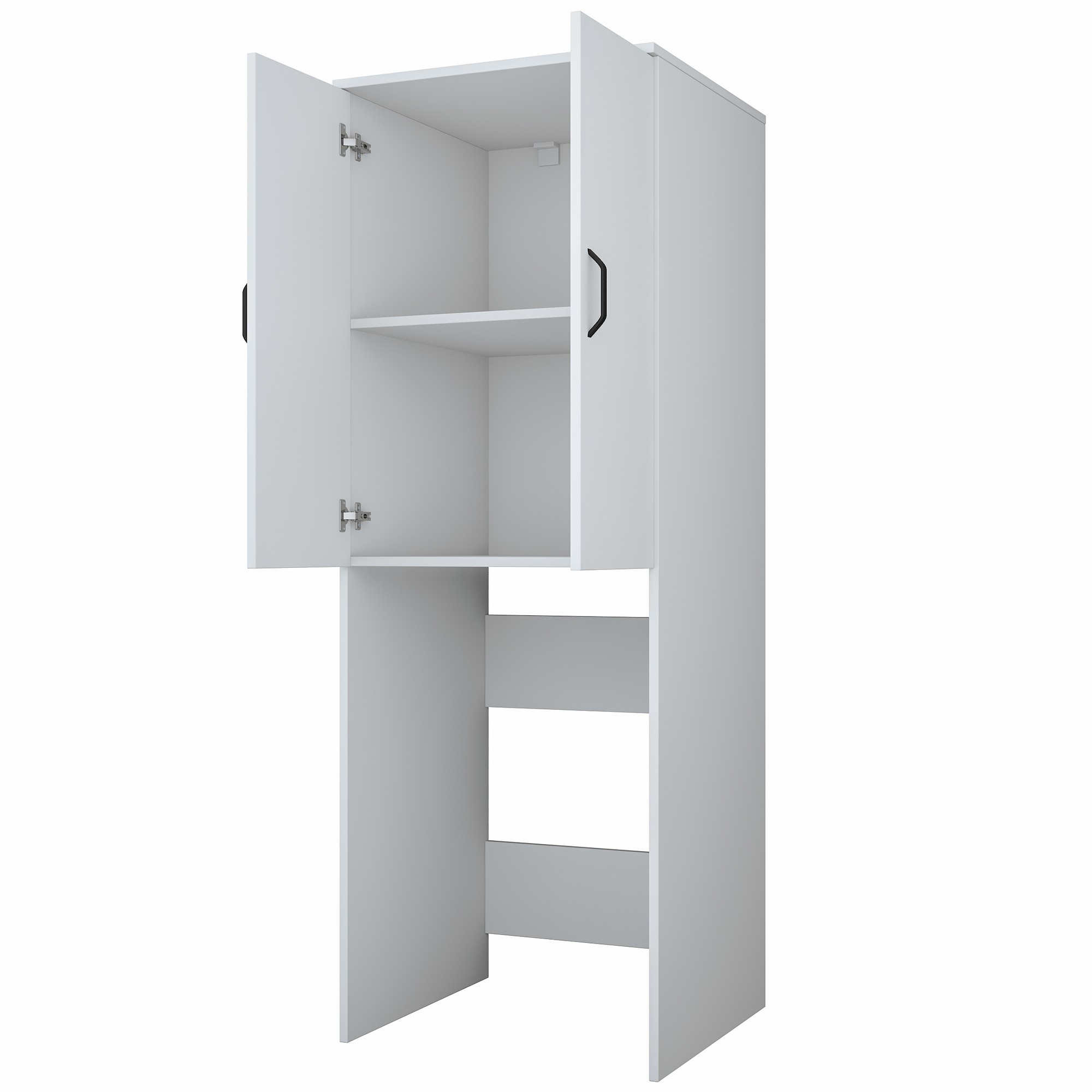 Nordvärk Kd110 3192 Vaskemaskineskab       Låger Og   Hylde Hvid Melamin  65x62