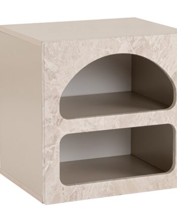 Nordvärk Lorin Natbord       Rum Sand Travertin Melamin  40x50