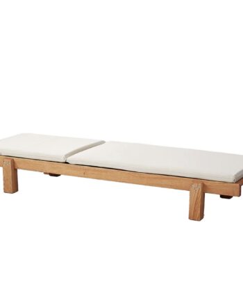 Nordvärk Mya01 Udendørs Solseng     Creme Hynde Natur Træ  180x59