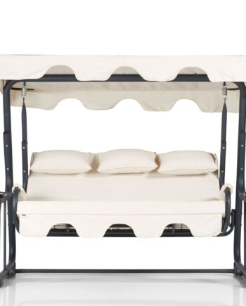 Nordvärk Vitis   Udendørs Triple Hængesofa Multifarvet Polyester Stof Og Metal