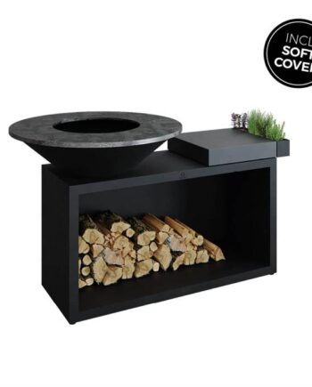 Ofyr Grill Island Black 100 Ceramic Dark Grey  : Erling Christensen Møbler