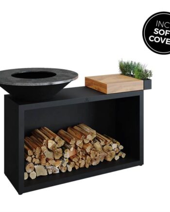Ofyr Grill Island Black 85 Teak Wood  : Erling Christensen Møbler