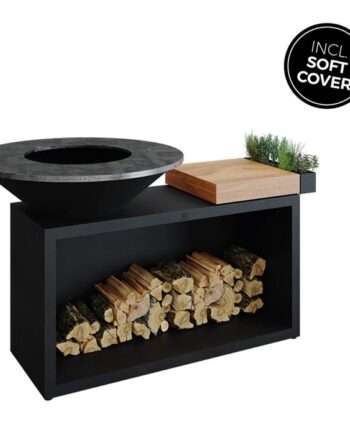 Ofyr Grill Island Black 100 Teak Wood  : Erling Christensen Møbler