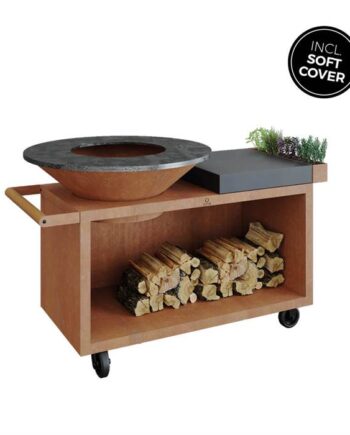 Ofyr Grill Island Corten 100 Pro Ceramic Dark Grey  : Erling Christensen Møbler