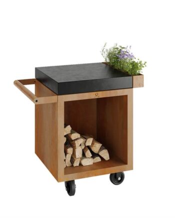 Ofyr Mise En Place Table Corten Pro 65 Ceramic Dark Grey  : Erling Christensen Møbler