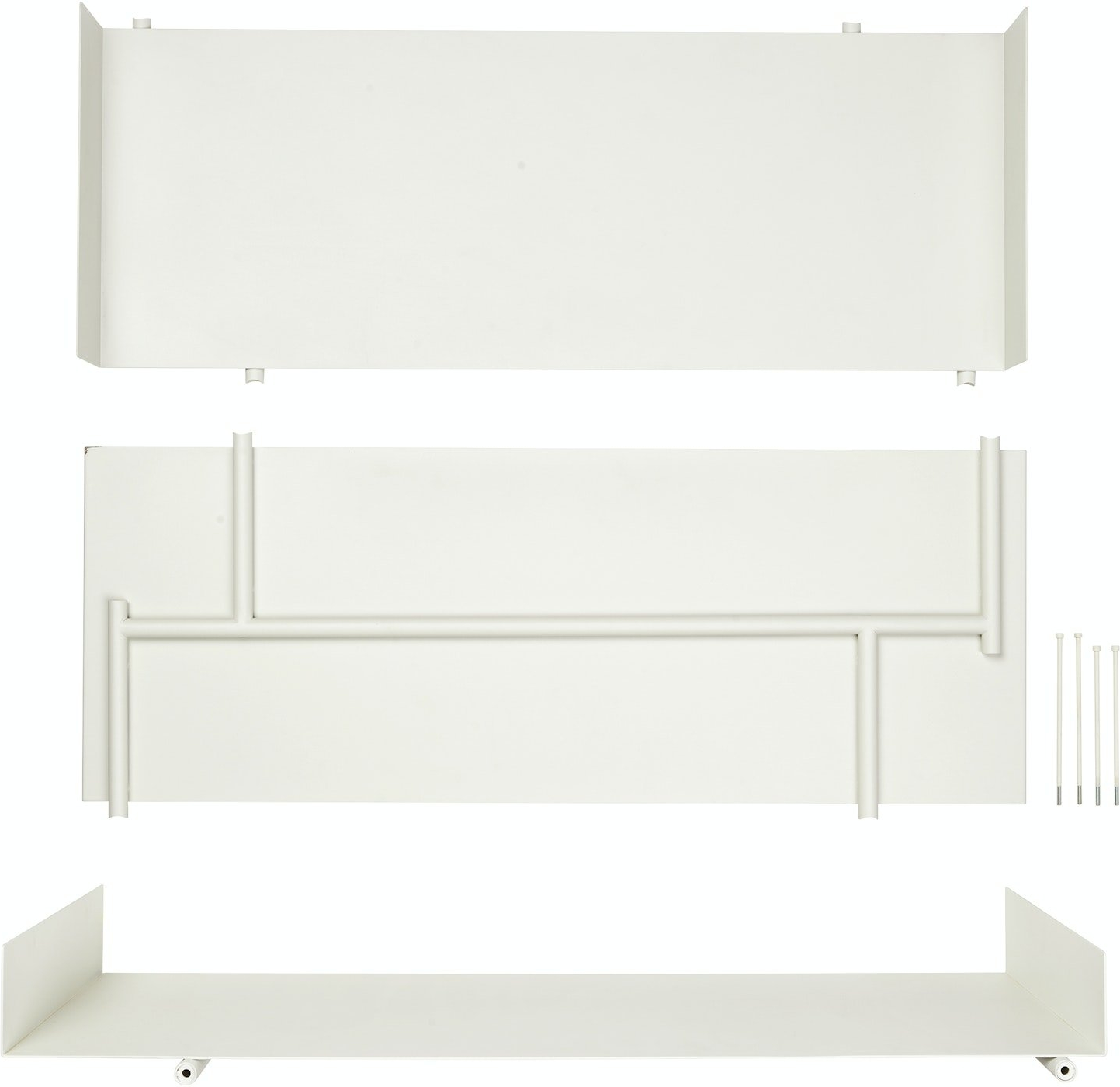 Opbevaringshylde Broste Copenhagen Nobuko   Jern 80   30     Cm Hvid