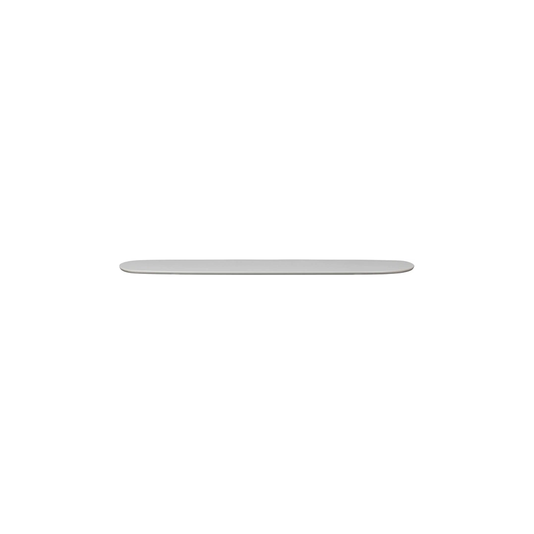 Oval Spisebordplade Woood Tablo Ask Hvid Fsc-certificeret 100ã 220 Cm