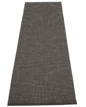 Pappelina Emm Gulvtæppe 240x70 Cm  Black Linen