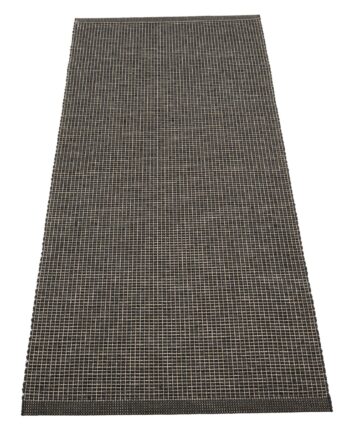 Pappelina Emm Gulvtæppe 180x70 Cm  Black Linen
