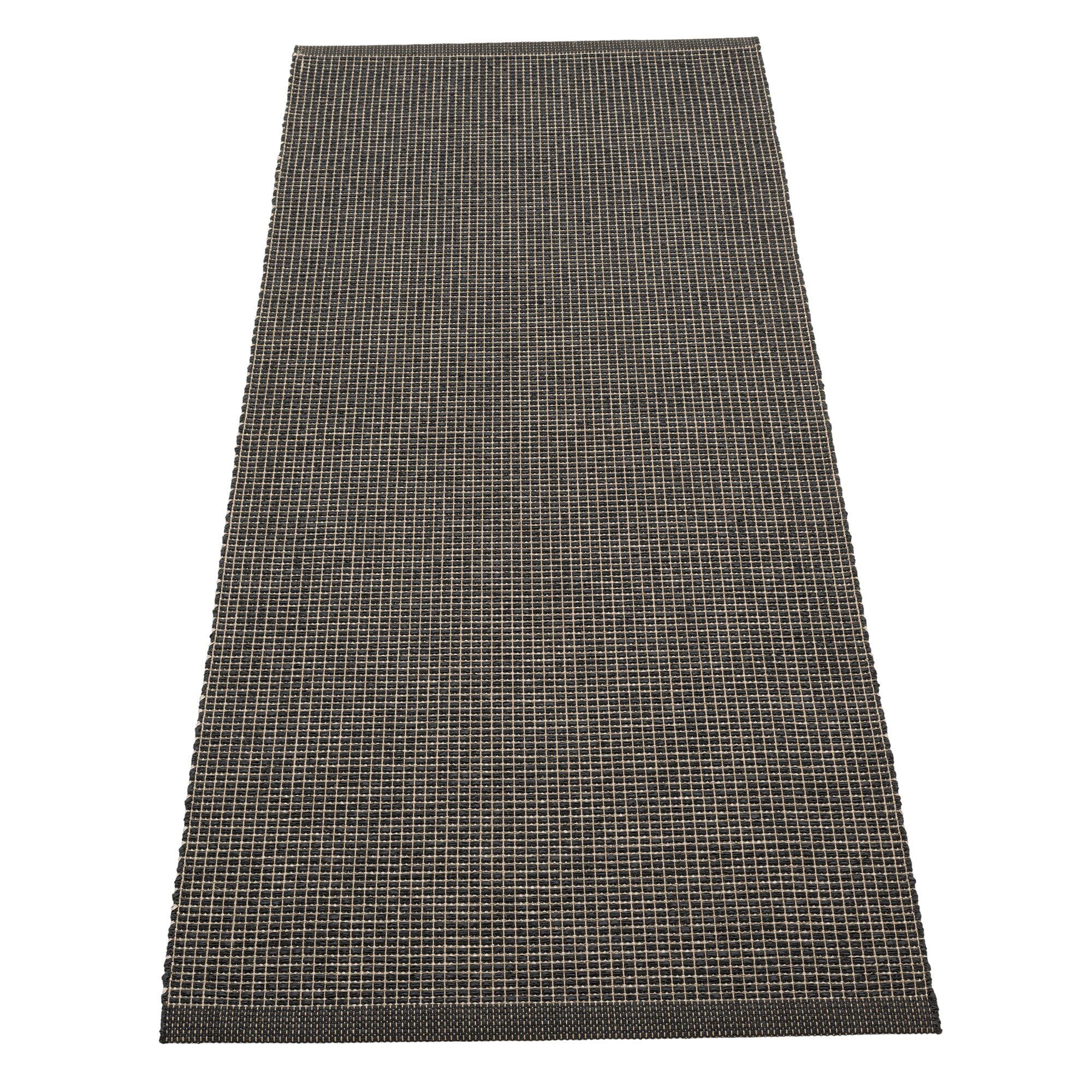 Pappelina Emm Gulvtæppe 180x70 Cm Black Linen