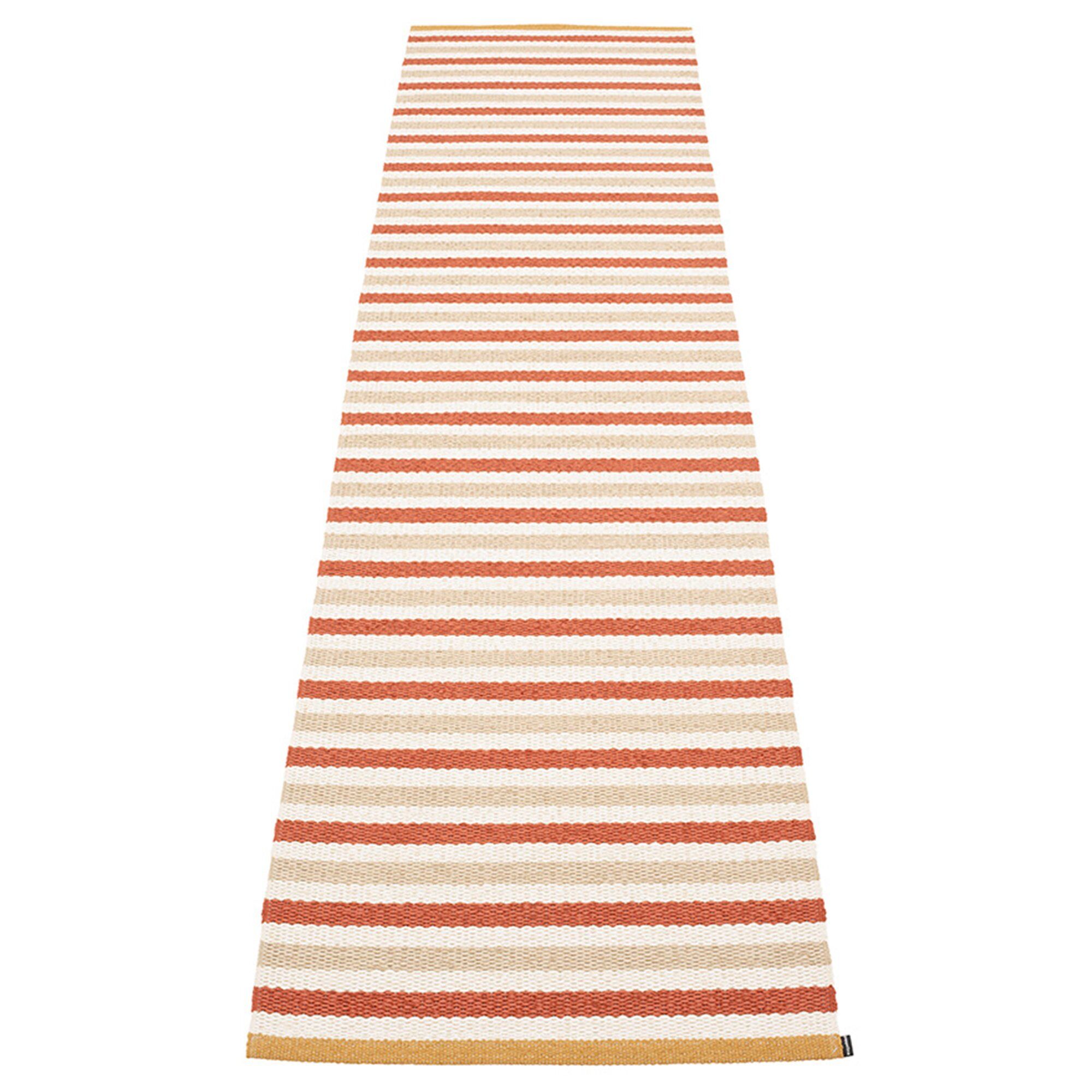 Pappelina Teo Gulvtæppe 70 Cm 300 Cm Brick Beige Vanilla