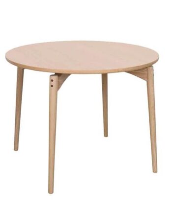 Pbj Designhouse Pbj Aeris Rundt Spisebord ø122 Cm Lakeret Mørk Eg Finér : Erling Christensen Møbler  : Erling Christensen Møbler