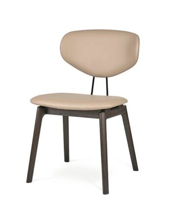 Pbj Designhouse Pbj Filo Spisebordsstol Lakeret Mørk Eg Stof : Erling Christensen Møbler  : Erling Christensen Møbler