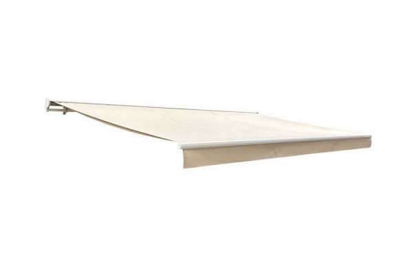 Pil Markise Semikassette   Motor           Hvid Beige