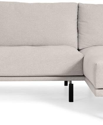 Polstret Chaiselong Sofa Højrevendt Kave Home Galene Beige 314x166x94 Cm Moderne Nordisk Design