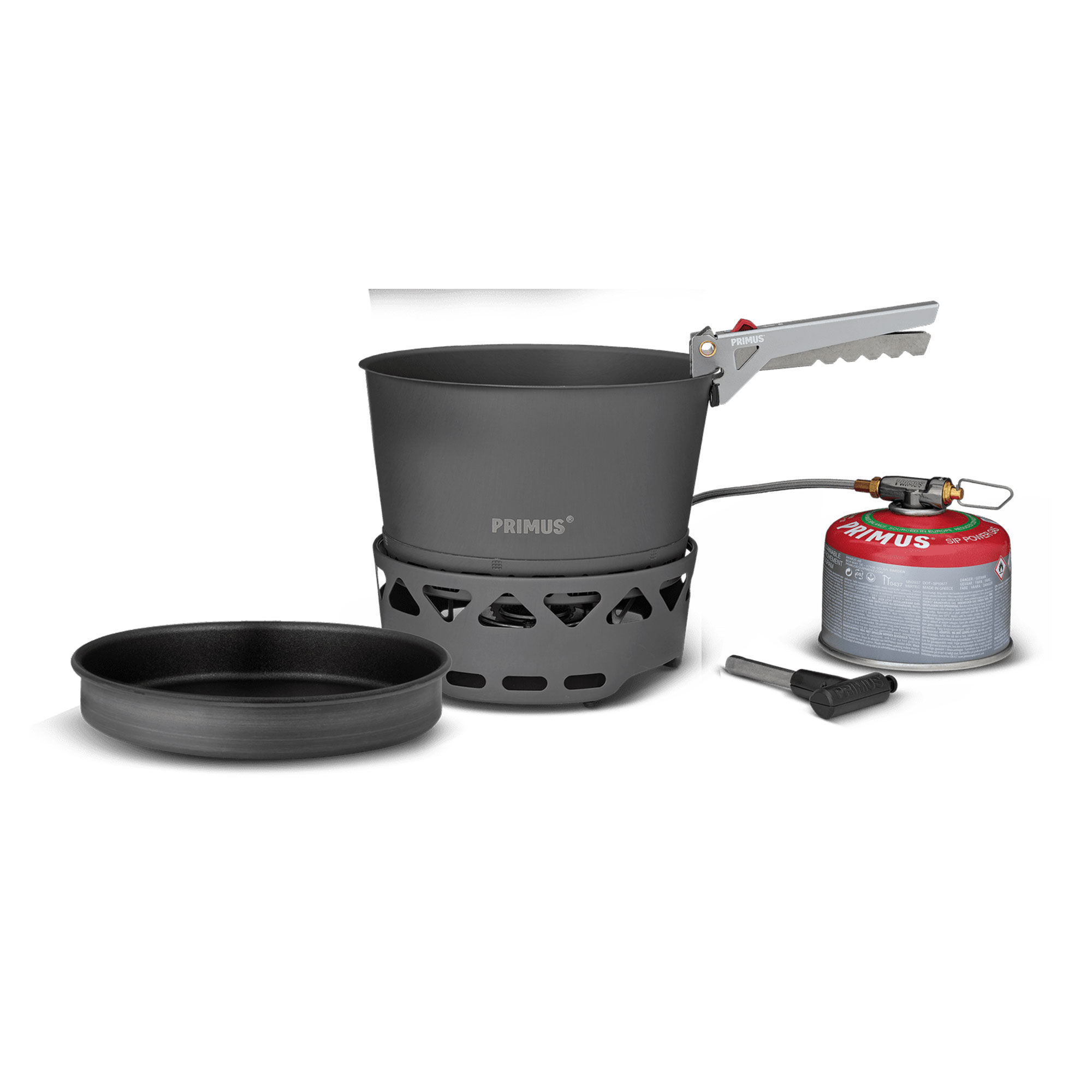 Primus Primetech Stove Set Stormkøkken Med Gryde         Og Stegepande