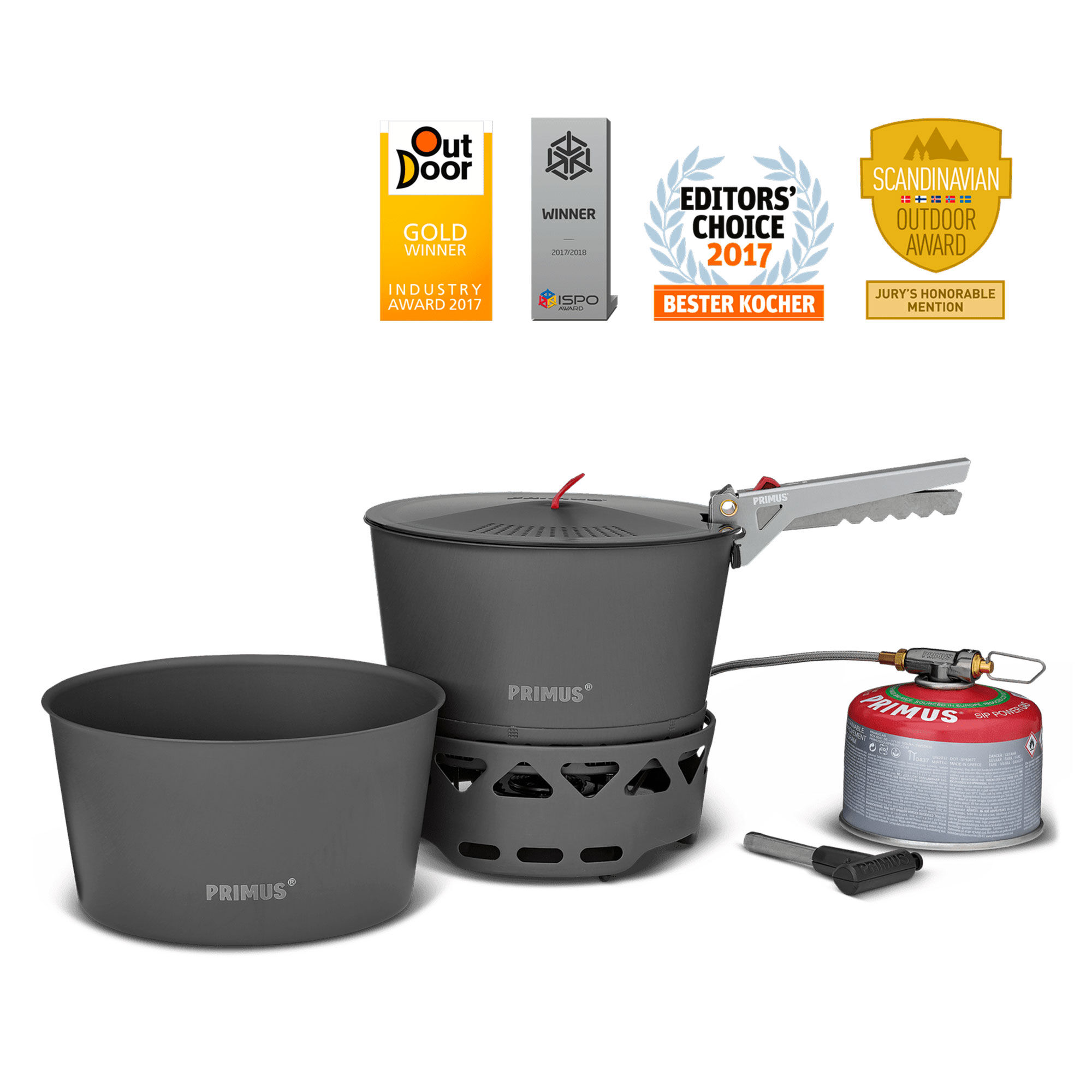 Primus Primetech Stove Set Stormkøkken Med   Gryder     Liter