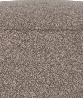 Puf Og Fodskammel Rowico Norris Mørk Beige Bobby 100  Polyester Fsc-mix 89x89x43 Cm