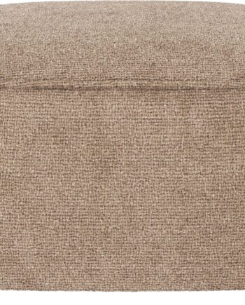 Puf Og Fodskammel Til Sofa Rowico Norris   Gråbeige Polyester ø89x43 Cm