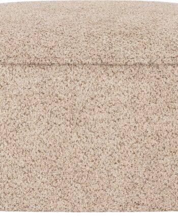 Puf Rowico Norris Lysebeige Chenille Anna Fscâ -mix Fodskammel