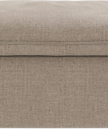 Puf Rowico Rawlins Gråbeige H45ã B91ã D91 Cm Fodskammel Siddepuf