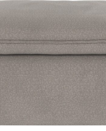 Puf Rowico Rawlins Lysegrå Polyester 91x91x45 Cm Fodskammel Til Sofa