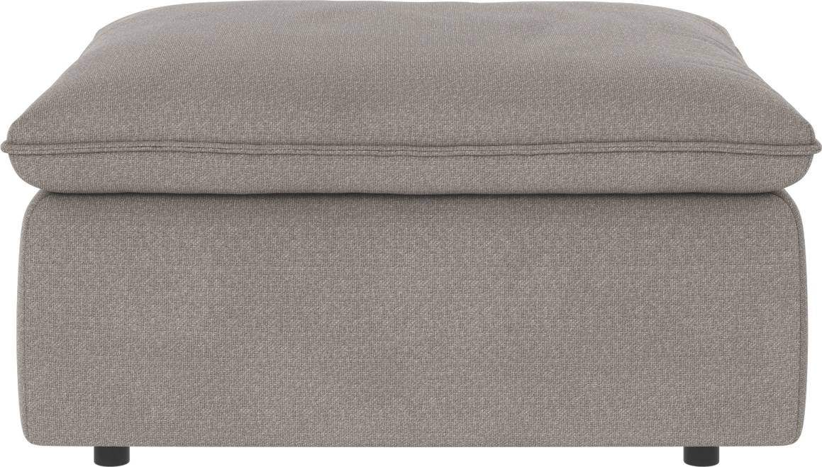 Puf Rowico Rawlins Lysegrå Polyester 91x91x45 Cm Fodskammel Til Sofa