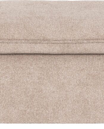Puf Skammel Rowico Rawlins Greg   Lysebeige 91x91x45 Cm