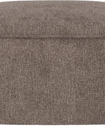 Puf Til Sofa Fodskammel Rowico Norris Greg Stof Mørk Beige ø89xh43 Cm