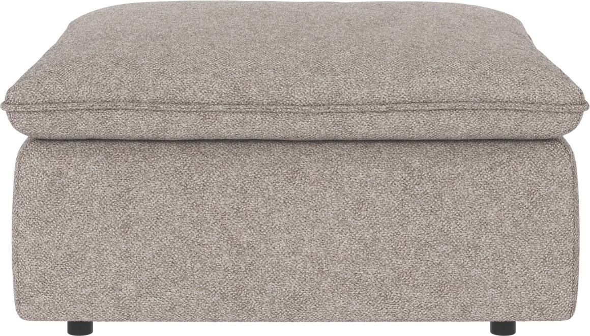 Puf Til Sofa Rowico Rawlins Bobby   Polyester Grå 91x91 Cm