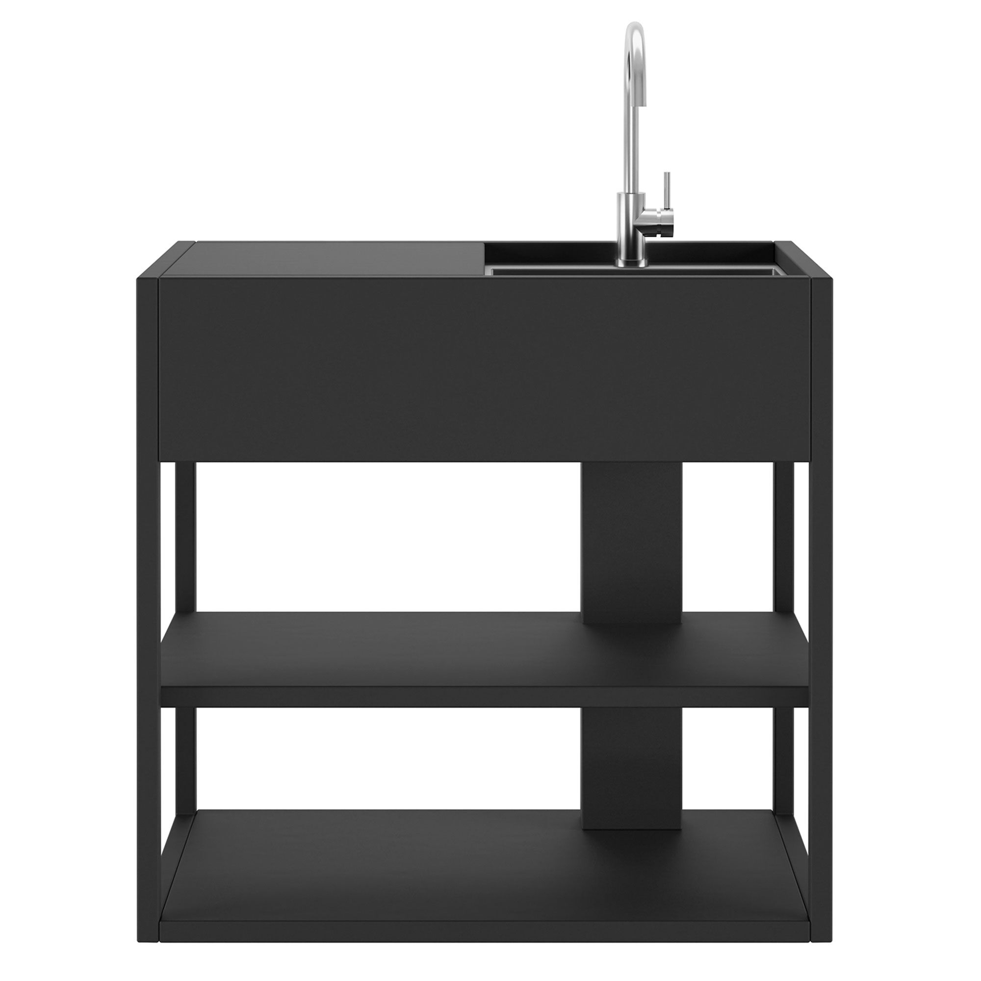 Röshults Essentials Vask 94 Højre Beluga Black