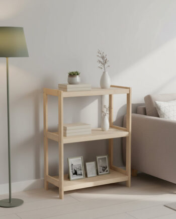 Reol   Bøgetræ Strong    Hylder  93x50x38 Cm