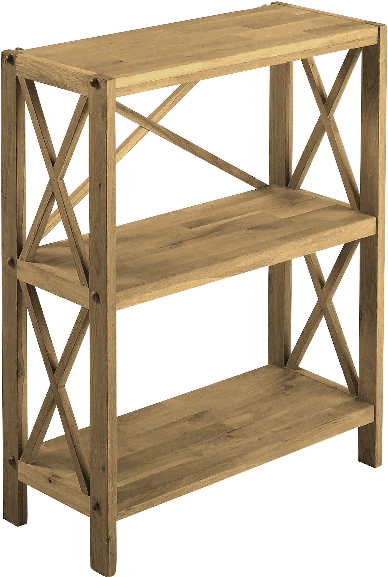 Reol Nordique Design  -shelfs    -hyldet Hyldereol   Massiv Eg  Oliebehandlet Natur 87x70x30 Cm