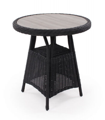 Rio Sort Cafebord   70 Cm
