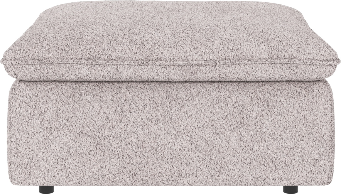 Rowico Rawlins Puf Til Sofa Siddepuf Fodskammel   Anna 15 Lysegrå Polyester H45xb91xd91 Cm