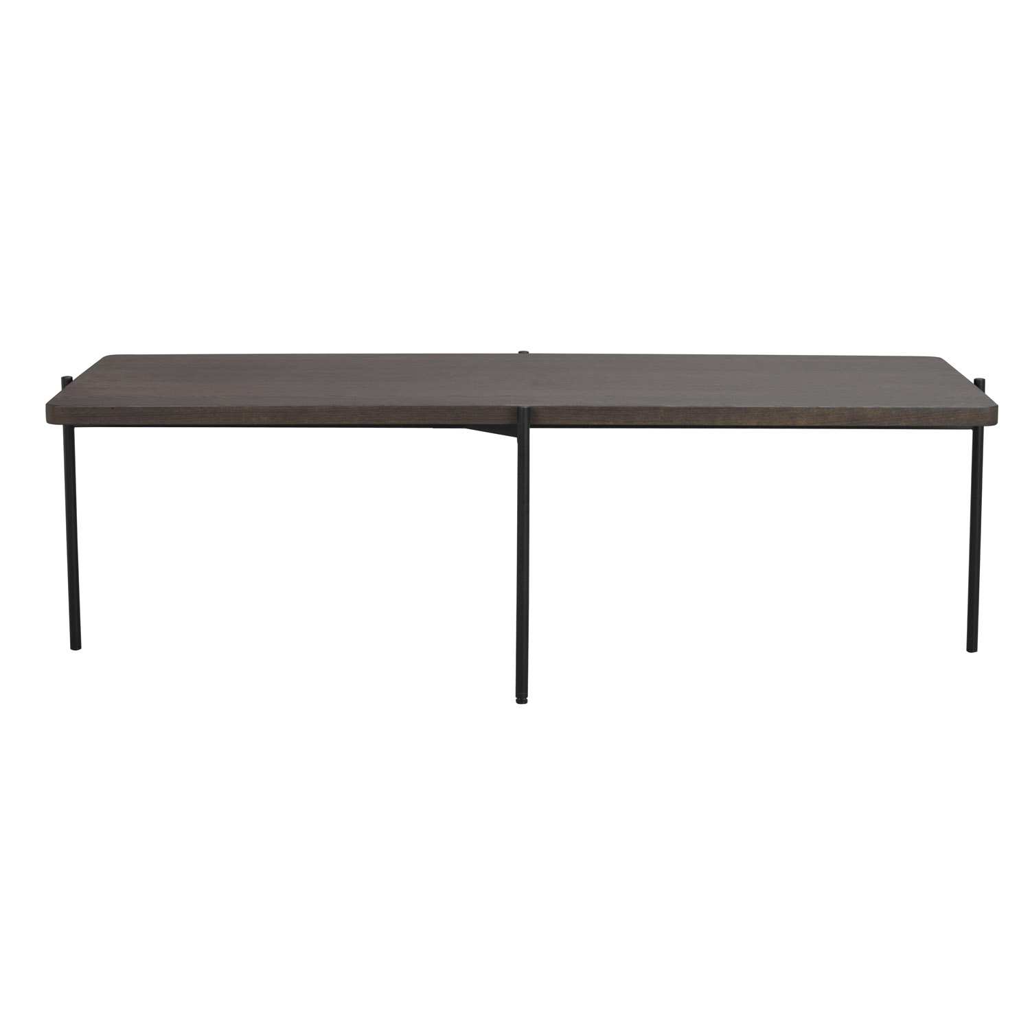 Rowico Shelton Sofabord Brun Asketræ Og Sort Metal  145x60