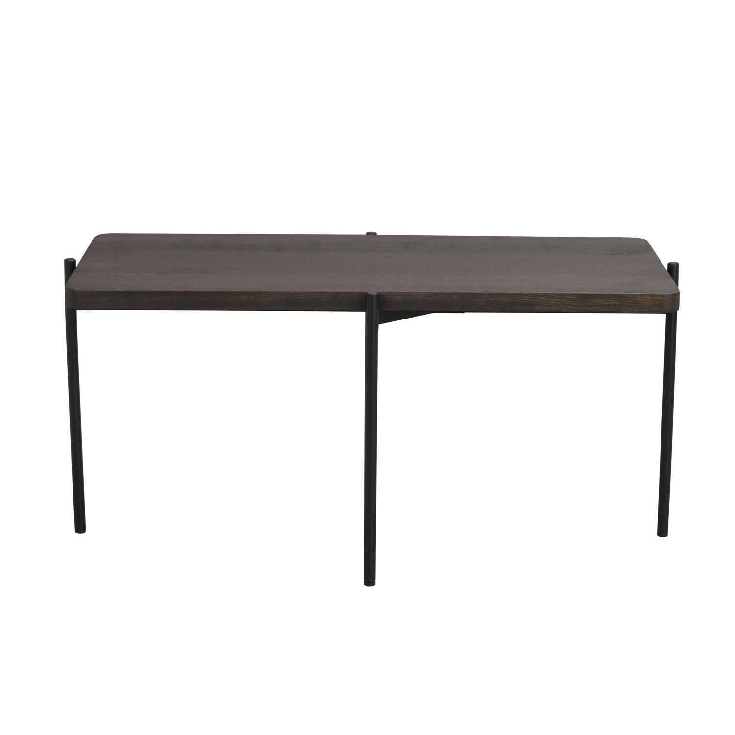 Rowico Shelton Sofabord Brun Asketræ Og Sort Metal  95x50
