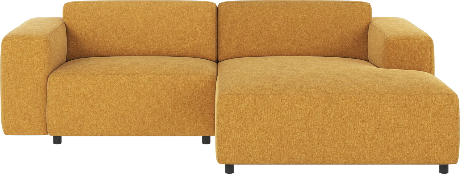 Rowico Willard Chaiselongsofa Højrevendt Gul Brenda 68 Modulsofa   100  Polyester