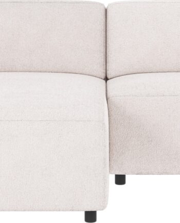 Rowico Willard Chaiselongsofa Venstrevendt Hvid Greg   Stof 234x161x70 Cm