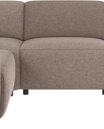 Rowico Willard Hjørnesofa  Beige Brenda Polyesterstof  297ã 219ã 70 Cm  Skandinavisk Minimalistisk Design