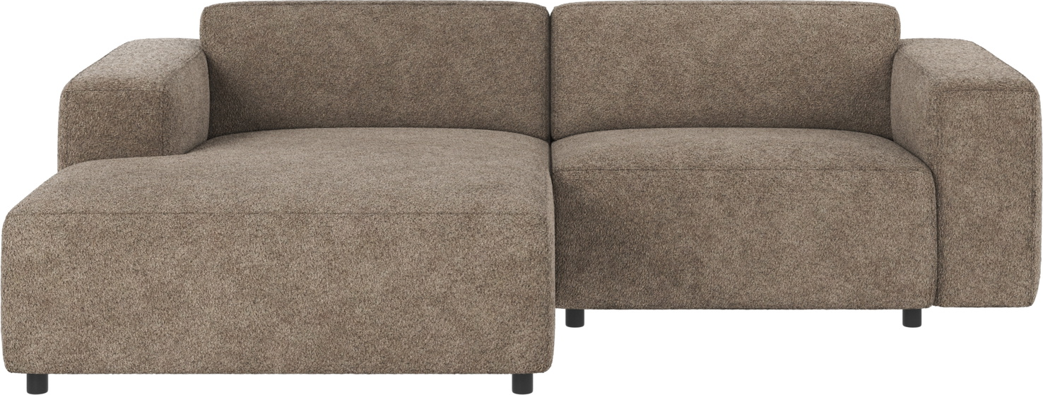 Rowico Willard Venstrevendt Chaiselongsofa   Mørk Beige Anna   Stof 234ã 161 Cm   Fscâ -mix Stel  Nozag-fjedre  Hr-koldskum