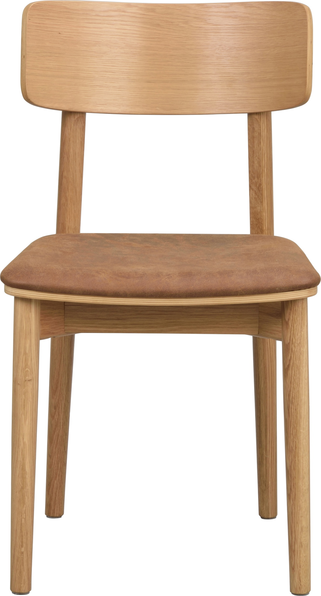Rowico Wolcott Spisebordsstol   Fsc-certificeret Egetræ Med Kamelfarvet Textafoam-polstring  -pak